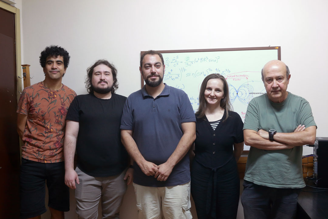 Altan Baykal with his research group
